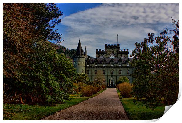 Inveraray Castle Print by Tommy Reilly
