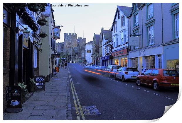  CASTLE HIGH STREET Print by andrew saxton