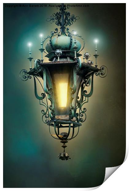 The Lantern Print by Ann Garrett