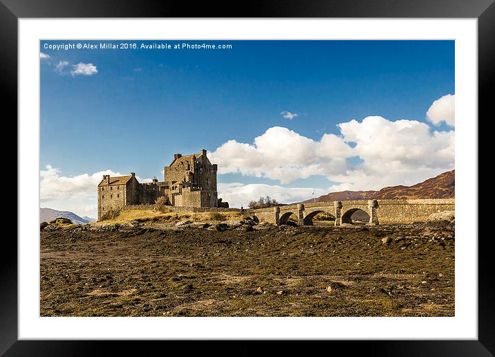  Eilean Donan Castle Framed Mounted Print by Alex Millar