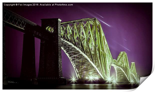  forth bridge scotland Print by Derrick Fox Lomax