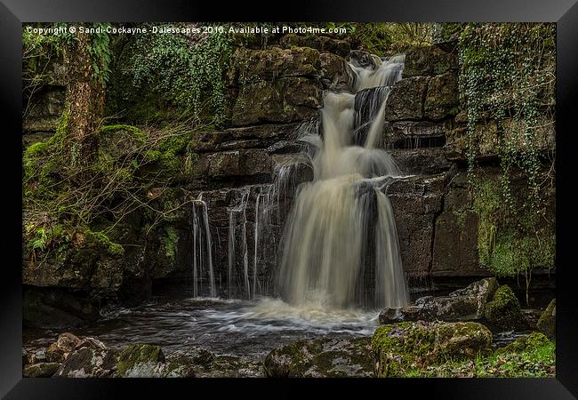  Wonderful Waterfall Framed Print by Sandi-Cockayne ADPS