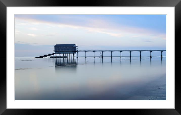  Life boat pier  Framed Mounted Print by Shaun Jacobs