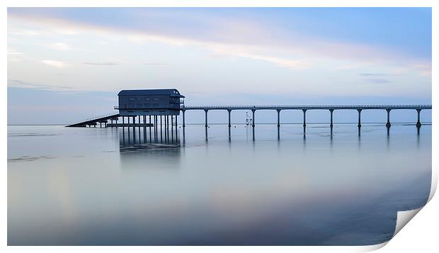  Life boat pier  Print by Shaun Jacobs