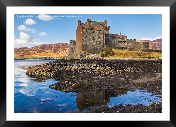  Eilean Donan Castle  Framed Mounted Print by Alex Millar