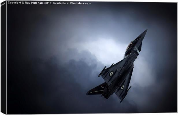  Eurofighter Typhoon Canvas Print by Ray Pritchard