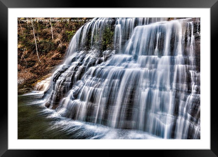  Enfield Falls #3 Framed Mounted Print by Stephen Stookey