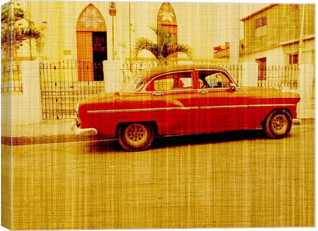 Cuba car Canvas Print by Jean-François Dupuis
