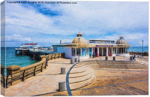 Cromer Pier Canvas Print by Keith Douglas