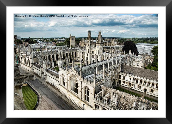  All Souls College - Oxford University Framed Mounted Print by Stephen Stookey