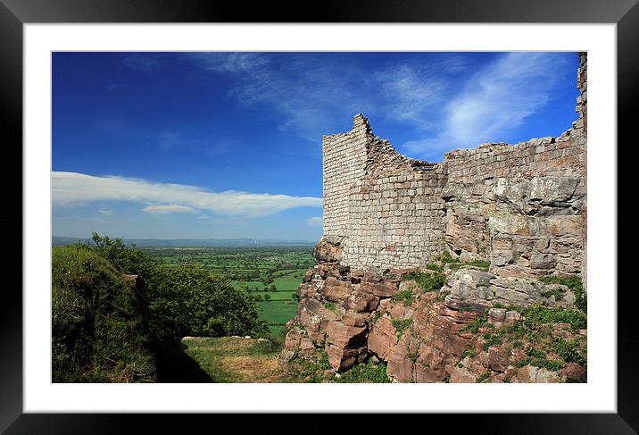 Crags And Castles Framed Mounted Print by David Chennell