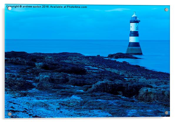  ITS A LIGHT HOUSE Acrylic by andrew saxton