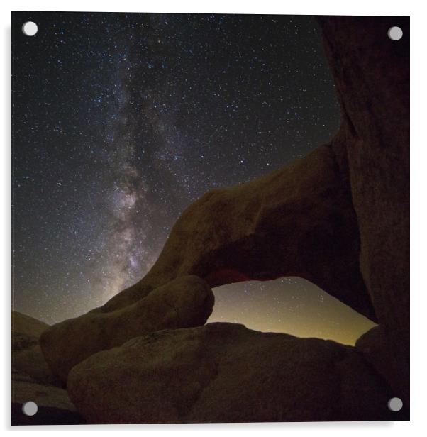 Milky Way - Joshua Tree National Park Acrylic by Paul Appleby