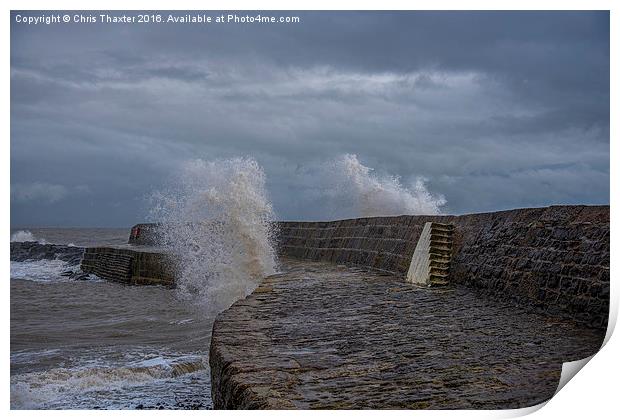  Waves over the Cobb Print by Chris Thaxter