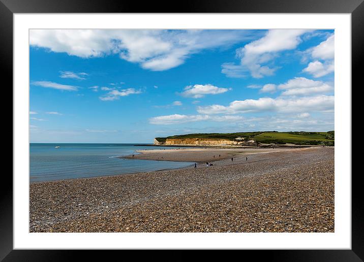  Cuckmere Haven on a Summers Day Framed Mounted Print by Nick Rowland