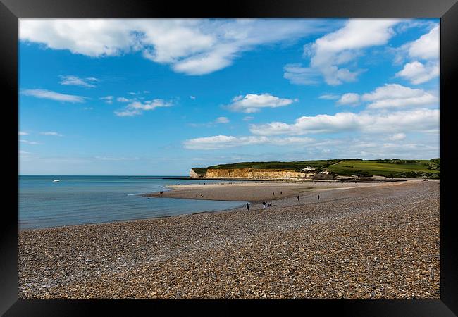  Cuckmere Haven on a Summers Day Framed Print by Nick Rowland