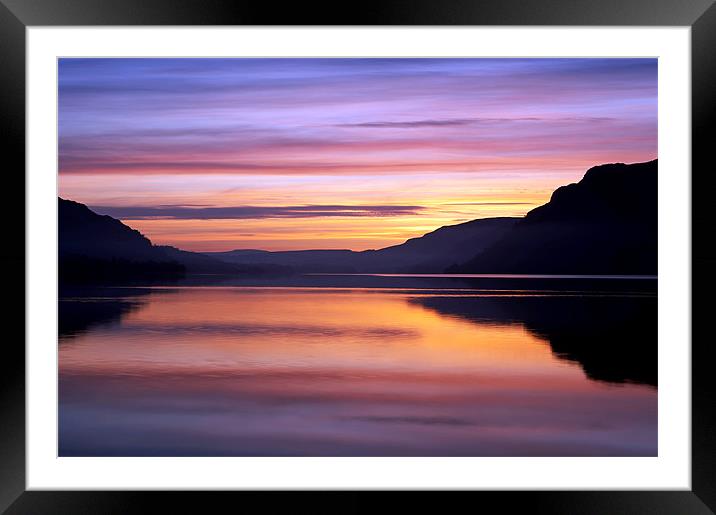 Ullswater dawn Framed Mounted Print by Sharpimage NET
