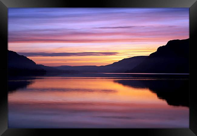 Ullswater dawn Framed Print by Sharpimage NET