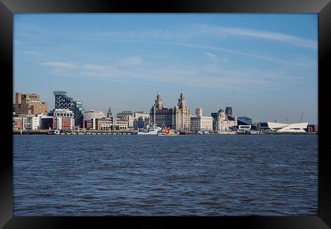  Liverpool Waterfront and Architecture Framed Print by Dave Wood