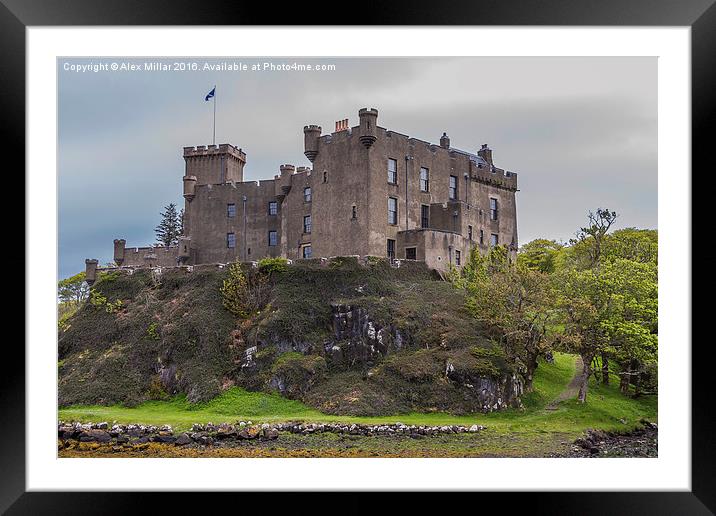  Dunvegan Castle Framed Mounted Print by Alex Millar