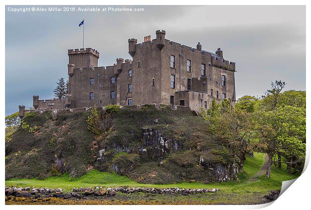  Dunvegan Castle Print by Alex Millar