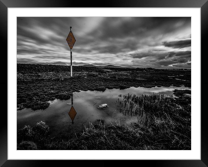  Gas Marker on the River Clwyd  Framed Mounted Print by Chris Evans