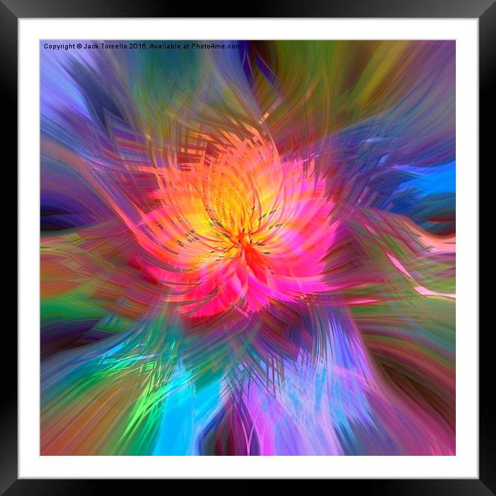  Mandala Two Framed Mounted Print by Jack Torcello