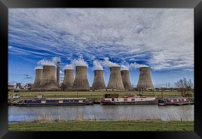  Ratcliffe-on-Soar Power Station Framed Print by William Robson