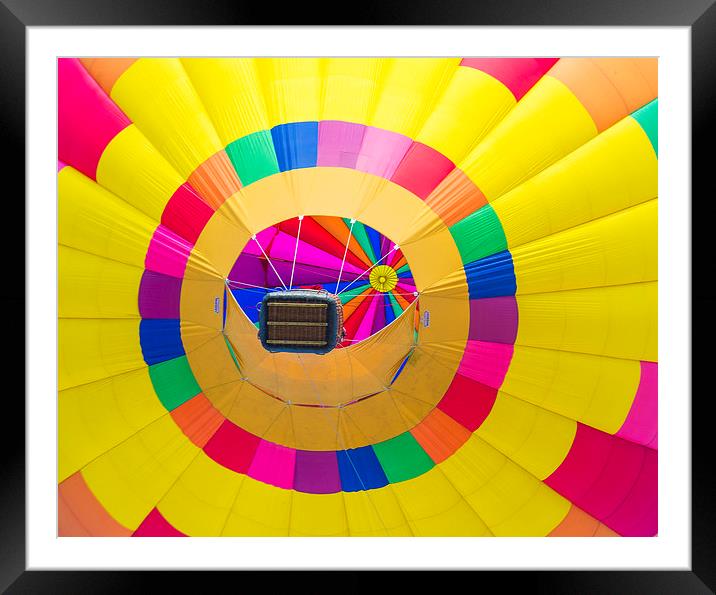 Albuquerque Balloon Fiesta Framed Mounted Print by Kobby Dagan