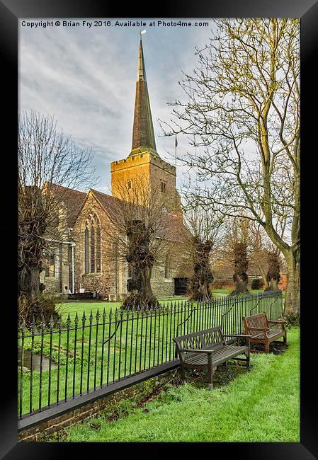  Church View Framed Print by Brian Fry