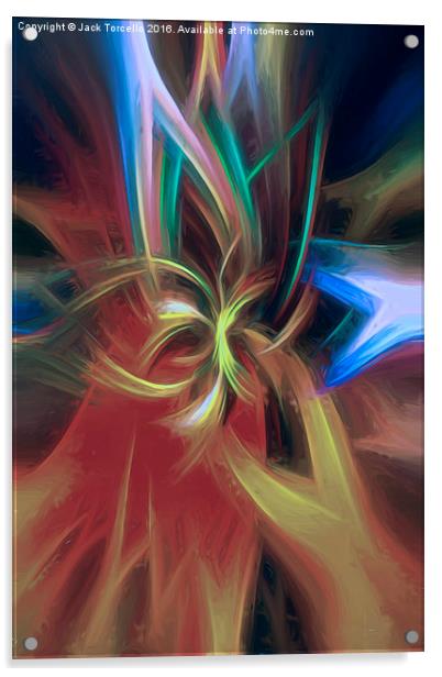  Upright Mandala Acrylic by Jack Torcello