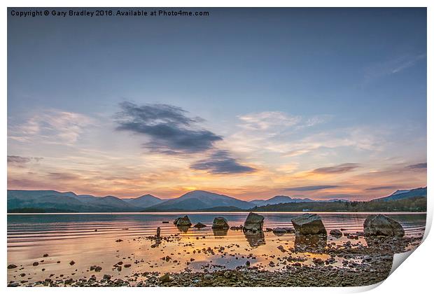  Loch Lomond Stones Print by GBR Photos