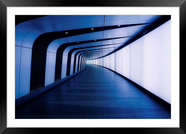  The Tunnel Framed Mounted Print by LensLight Traveler