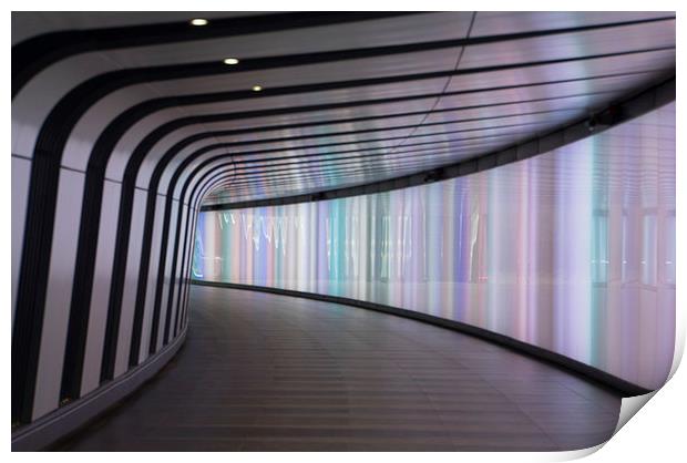  The Light Tunnel Print by LensLight Traveler