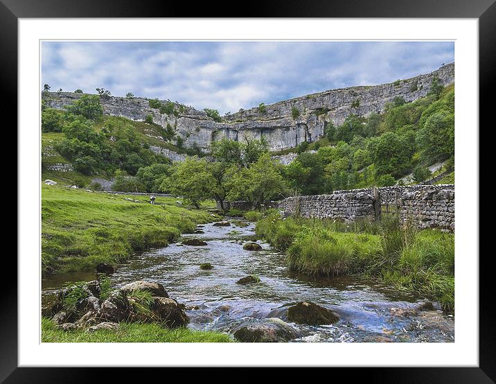  Salam Cove approach Framed Mounted Print by Mike Dickinson