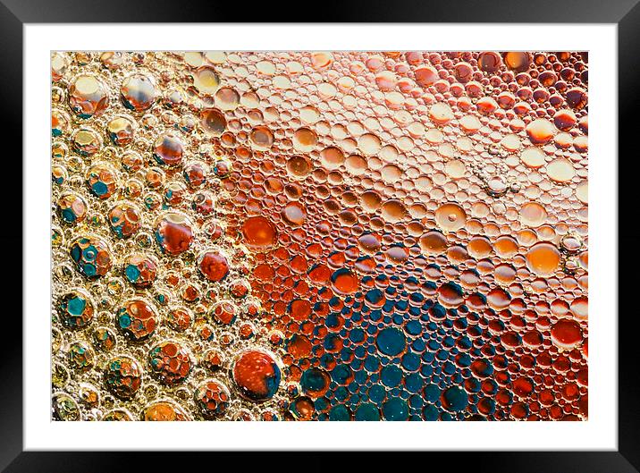  Bubbles Framed Mounted Print by Jonathan Thirkell