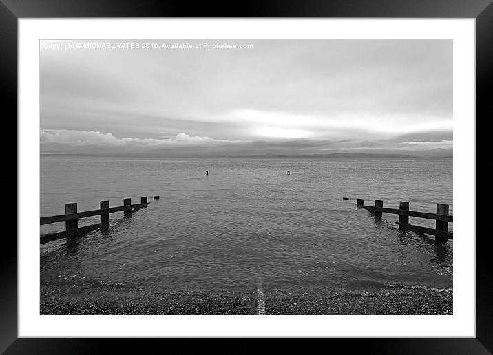 Serenity at High Tide Framed Mounted Print by MICHAEL YATES