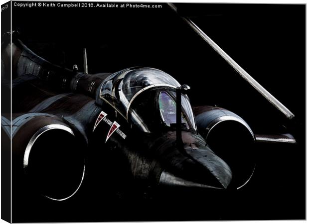  Bended-wing Buccaneer Canvas Print by Keith Campbell