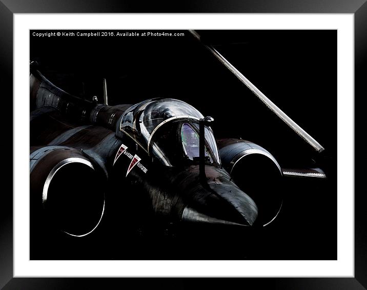  Bended-wing Buccaneer Framed Mounted Print by Keith Campbell