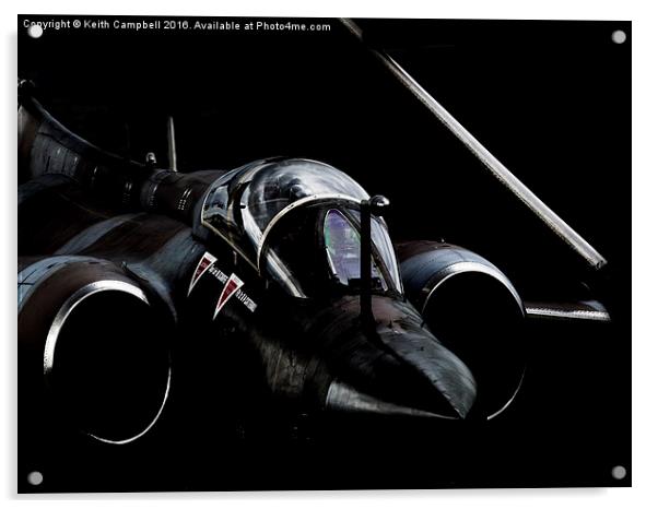  Bended-wing Buccaneer Acrylic by Keith Campbell
