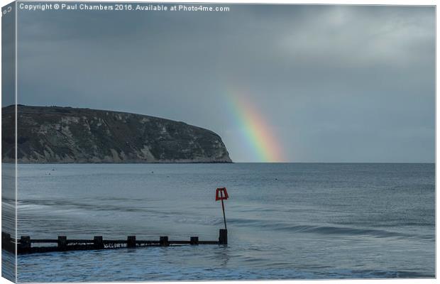 The Majestic Rainbow of Dorset Canvas Print by Paul Chambers
