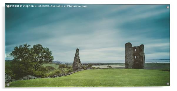  Hadleigh Castle Acrylic by Stephen Birch