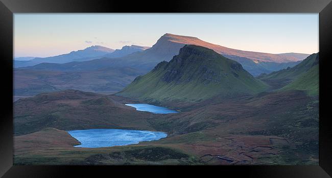 The Trotternish Ridge Sunset Framed Print by Andy Redhead