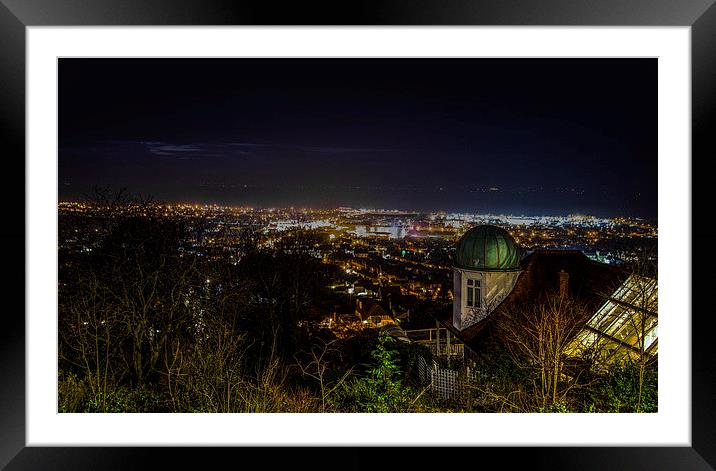 The Old Observatory  Framed Mounted Print by Chris Evans