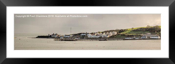 Moody Majesty of Swanage Framed Mounted Print by Paul Chambers