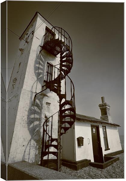 Spiral Staircase Canvas Print by Stephen Mole