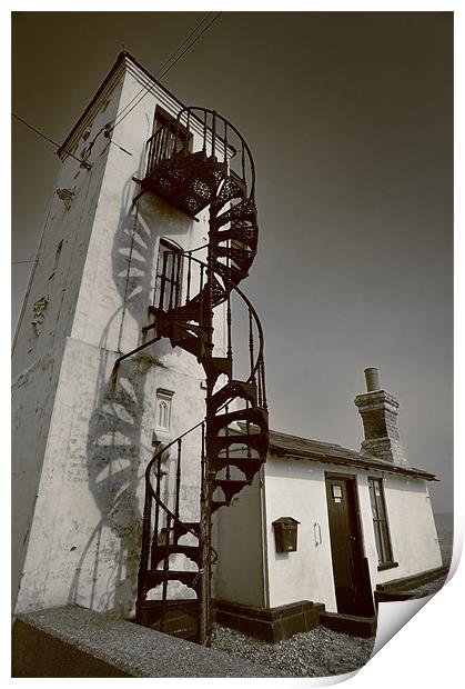 Spiral Staircase Print by Stephen Mole