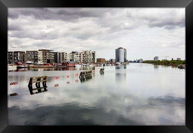  Industrial Copenhagen Framed Print by Patrycja Polechonska