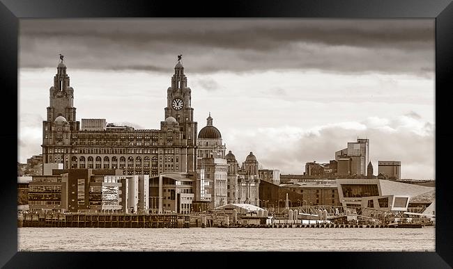  Liverpool Waterfront Framed Print by Rob Lester