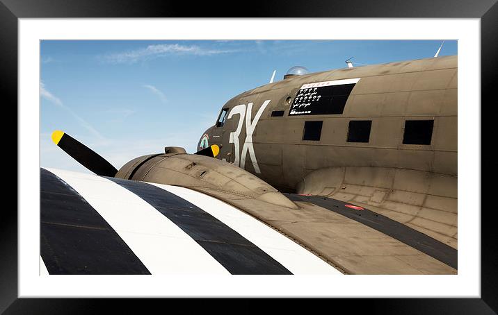  C-47 D-Day Veteran Framed Mounted Print by Ian Merton